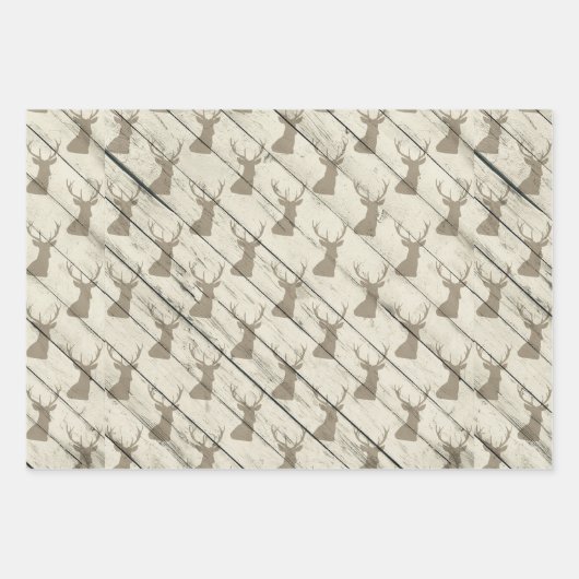 Winter Wonderland Nordic Patternblau aquamarine Cr Geschenkpapier Set (Vorderseite)