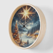 Winter Wonderland - Nordsternweihtal Uhr (Winkel)