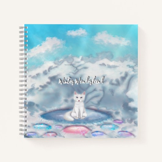 Winter Wonderland Notizblock (Vorderseite)