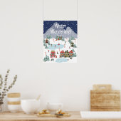 Winter Wonderland (oder ändern Sie den Satz) Poste Poster (Küche)