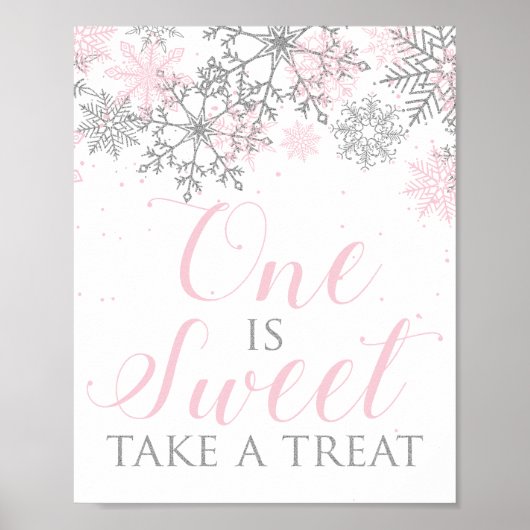 Winter Wonderland One: Sweet Sign Poster (Vorne)