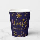 Winter Wonderland Pappbecher (Vorderseite)