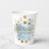Winter Wonderland Pappbecher (Vorderseite)