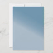 Winter Wonderland Party Balloons Neujahr Einladung (Rückseite)