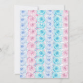 Winter Wonderland Party Card Einladung (Rückseite)