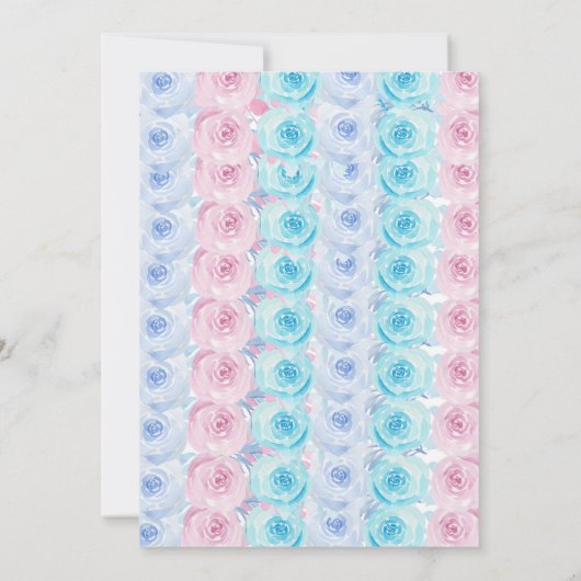 Winter Wonderland Party Card Einladung (Rückseite)