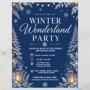 Winter Wonderland-Party Flyer