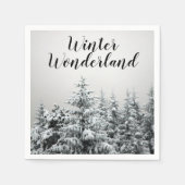 Winter Wonderland Party Napkins Serviette (Vorderseite)