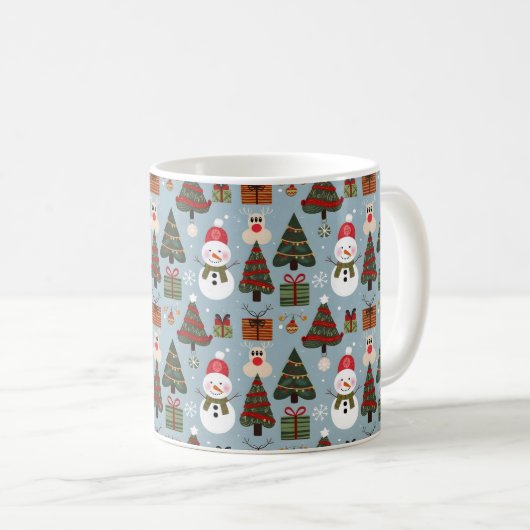 Winter Wonderland Pattern Set Kaffeetasse (VorderseiteRechts)