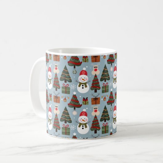 Winter Wonderland Pattern Set Kaffeetasse (Vorderseite Links)