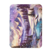 Winter Wonderland Patterns of Nature Mountain Lake Magnet (Vertikal)