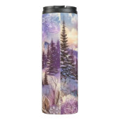 Winter Wonderland Patterns of Nature Mountain Lake Thermosbecher (Rückseite)