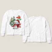 Winter Wonderland - Personalized Long Sleeve Shirt (Design Vorderseite & Rückseite)