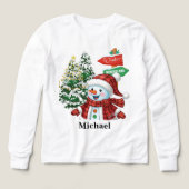 Winter Wonderland - Personalized Long Sleeve Shirt (Design Vorderseite)