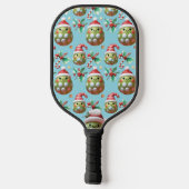 Winter Wonderland Pickleball - Schneewitz auf dem  Schläger (Rückseite)