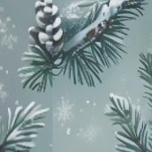 Winter Wonderland Pine Forest Peel and Stick Tapete (Naht)