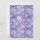 Winter Wonderland Polar Bär Geburtstag Einladung (Rückseite)