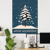 Winter Wonderland Poster (Heimbüro)