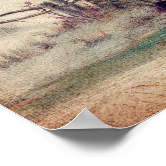 Winter Wonderland Poster oder Decoupage Paper (Ecke)