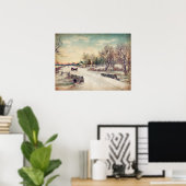 Winter Wonderland Poster oder Decoupage Paper (Heimbüro)