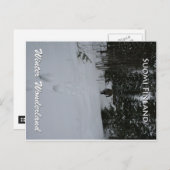 Winter Wonderland Postkarte (Vorne/Hinten)