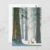 Winter Wonderland Postkarte (Vorne/Hinten)