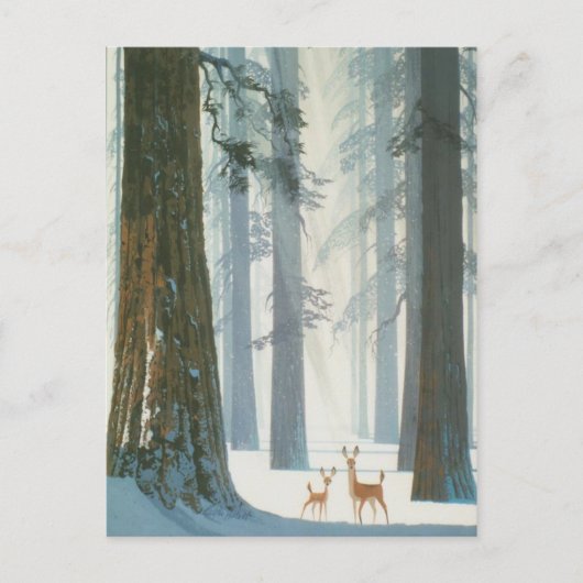 Winter Wonderland Postkarte (Vorderseite)