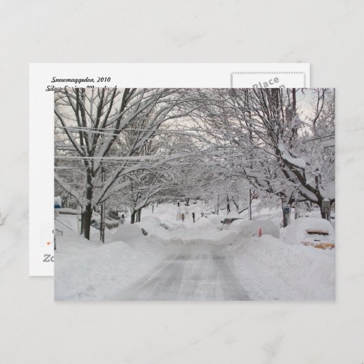 Winter Wonderland Postkarte (Vorne/Hinten)