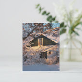 Winter Wonderland Postkarte (Stehend Vorderseite)