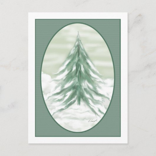 Winter Wonderland Postkarte (Vorderseite)