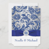 Winter Wonderland, PRINTED Buckle Invite - Blue #2 Einladung (Vorderseite)