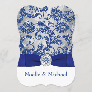 Winter Wonderland PRINTED Buckle Invite - Blue #2b Einladung
