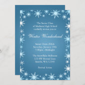 Winter Wonderland Prom Einladungen (Vorne/Hinten)