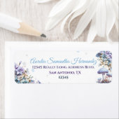 Winter Wonderland Quinceañera Rücksendeadresse (Insitu)