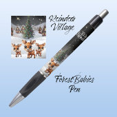 Winter Wonderland Rentier Lassen Sie es Schnee Vil Kugelschreiber