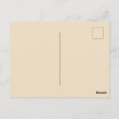 Winter Wonderland Riverside Hütten und verzaubert Postkarte (Rückseite)