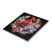 Winter Wonderland Roter Kardinal Fliese (Seite)