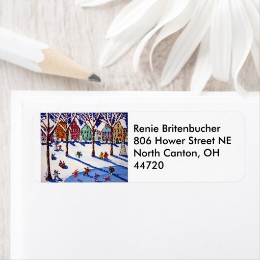 Winter Wonderland Rücksendeadresse (Insitu)