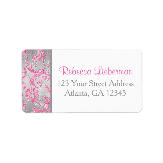 Winter Wonderland Rücksendeadresse Adressaufkleber (Vorne)