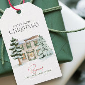 Winter Wonderland Rustikales Bauernhaus Chritsmas Geschenkanhänger