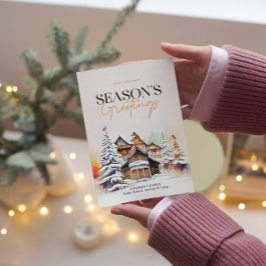 Winter Wonderland Saison - Grußkarte Einladung