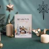 Winter Wonderland Saison - Grußkarte Einladung