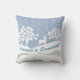 Winter Wonderland Saison Grußkissen Kissen