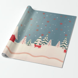 Winter Wonderland Scene Geschenkpapier
