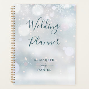 Winter Wonderland Schnee-Hochzeit Planer