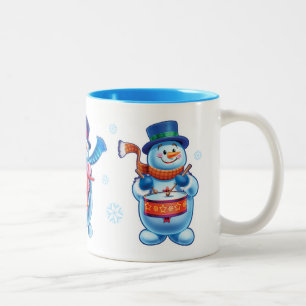 Winter Wonderland Schnee Menschen Tasse individuel