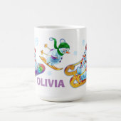 Winter Wonderland Schnee Menschen Tasse individuel (Mittel)