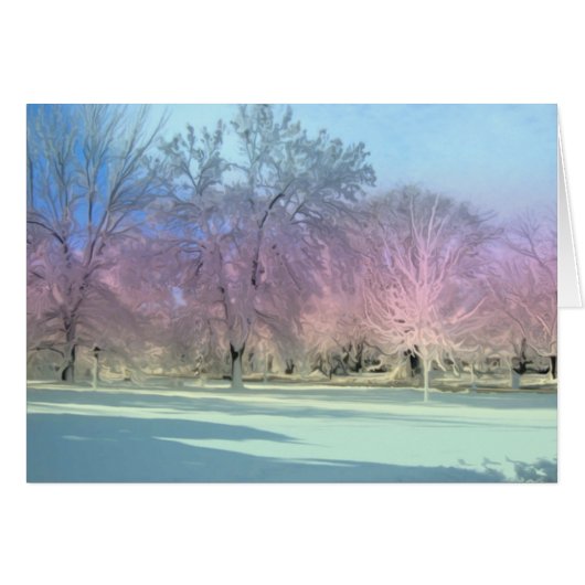 [Winter Wonderland] Schneeeis - Jede Occasion Card (Vorderseite (Horizontal))