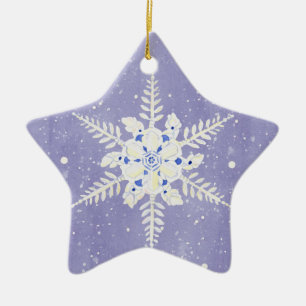 Winter Wonderland Schneeszene Pine Trees Ornament
