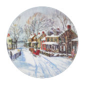 Winter Wonderland Schneidebrett (Vorderseite)